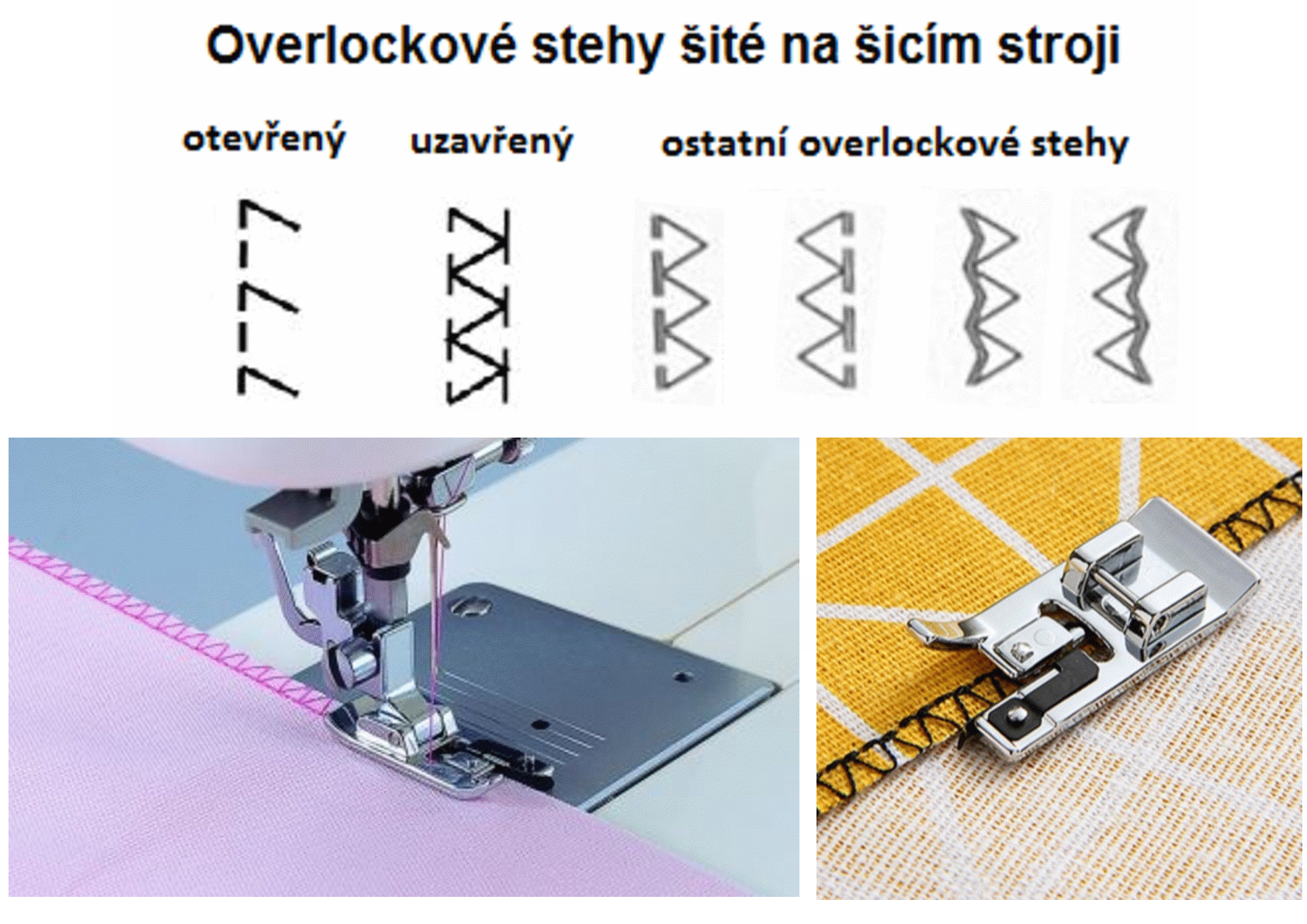 overlocckový steh